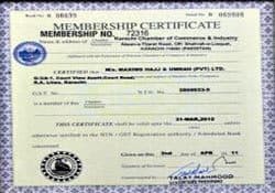 KCCI membership certificate (3)